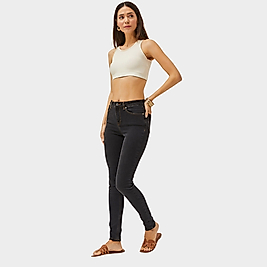 Antrasit Skinny jean Pantolon
